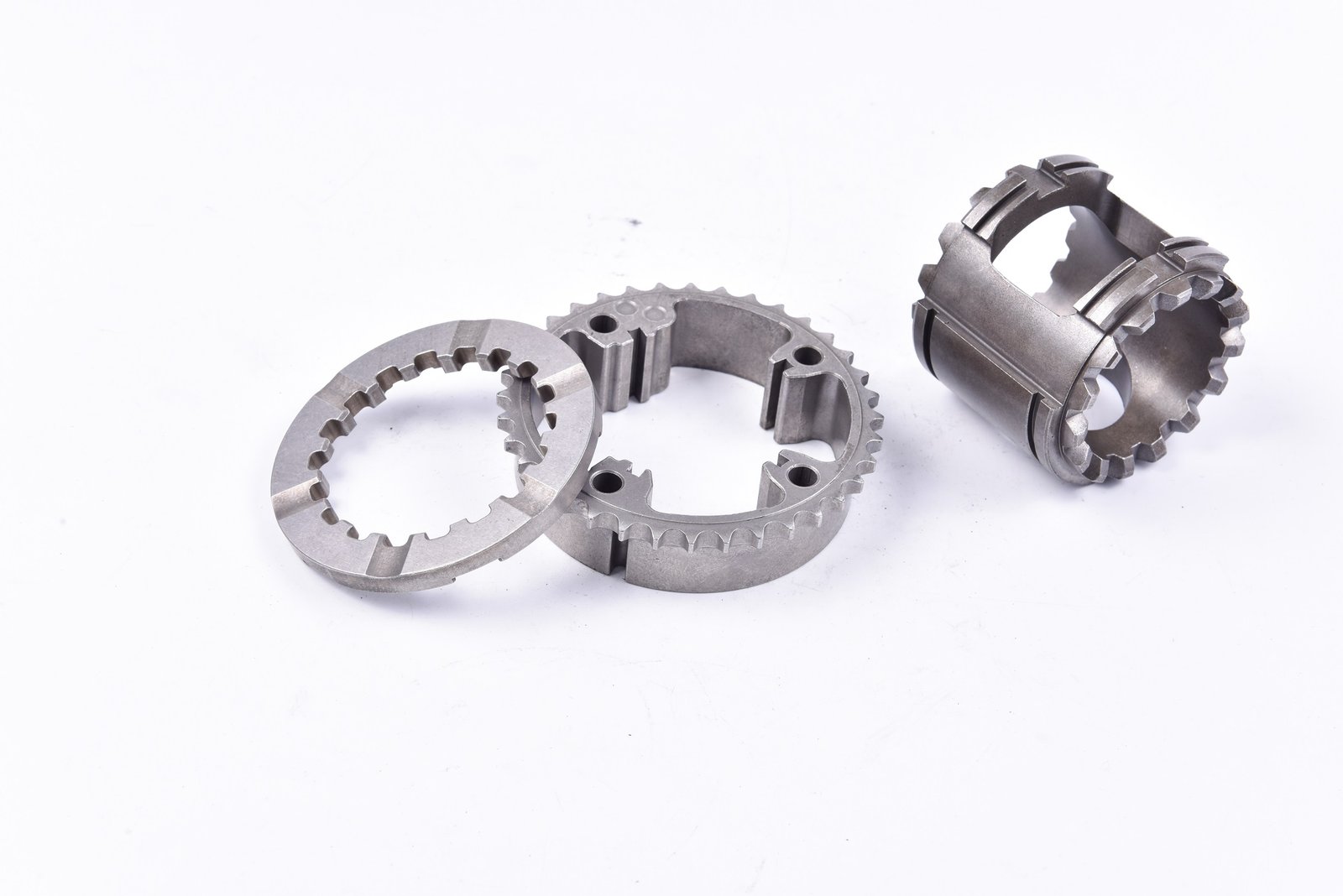 sintered parts awaiting final inspection at our factory